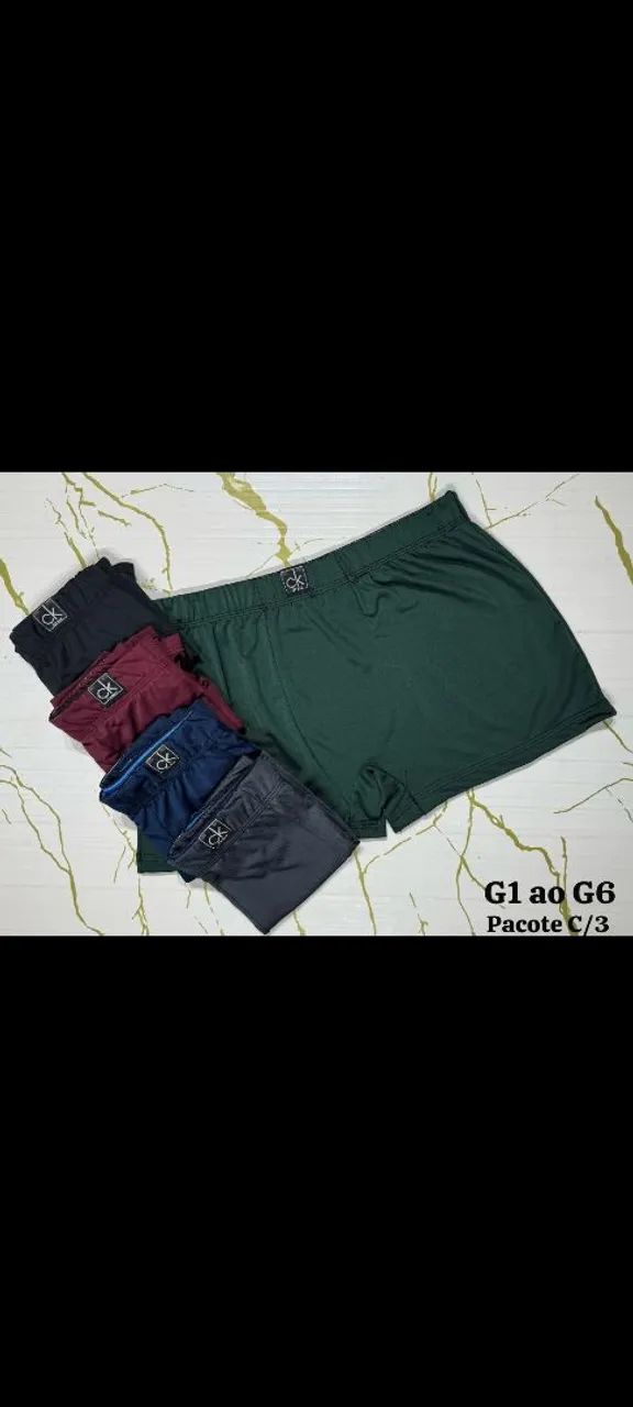 kit cuecas plus sizes com 3 unidade por 80$ - Foto 2