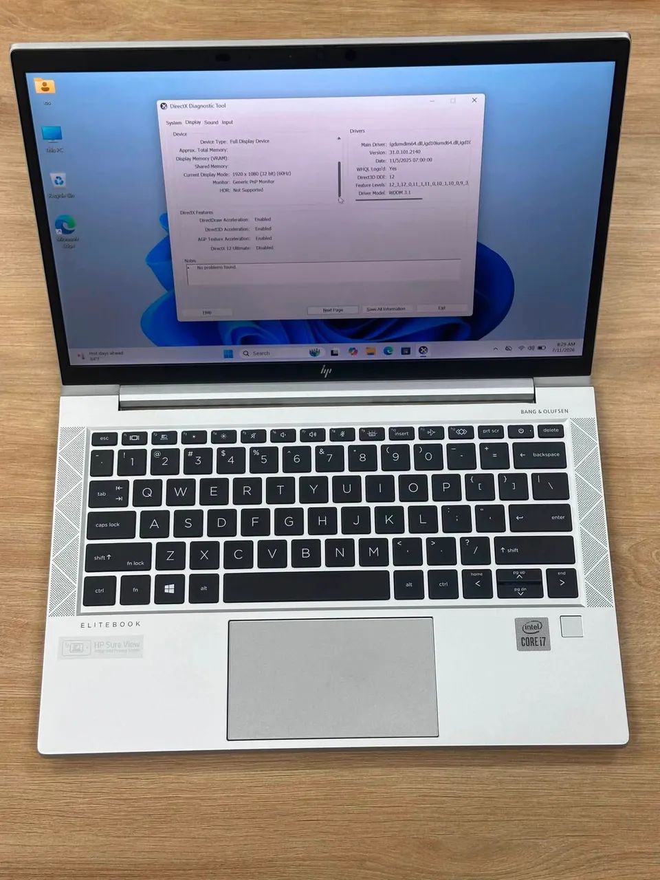 Notebook HP i7 | RAM 16 GB | SSD 512 GB | construção em alumínio - Foto 3