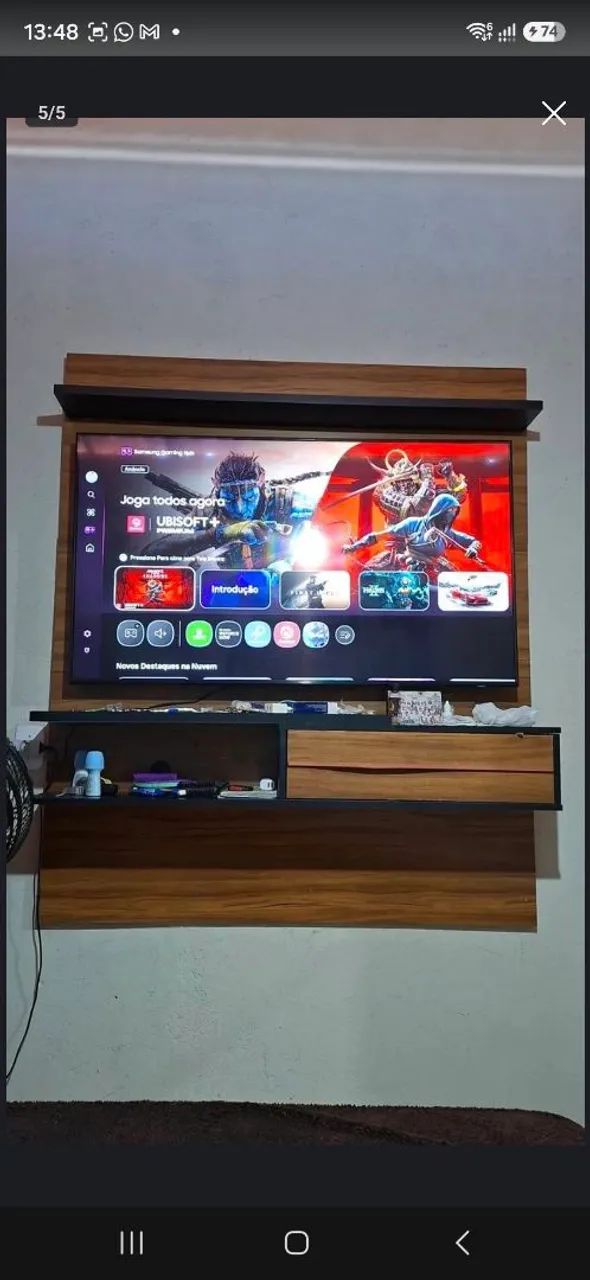 Smart TV 55 polegadas 4K com a Alexa comando de voz integrado bixby  - Foto 3