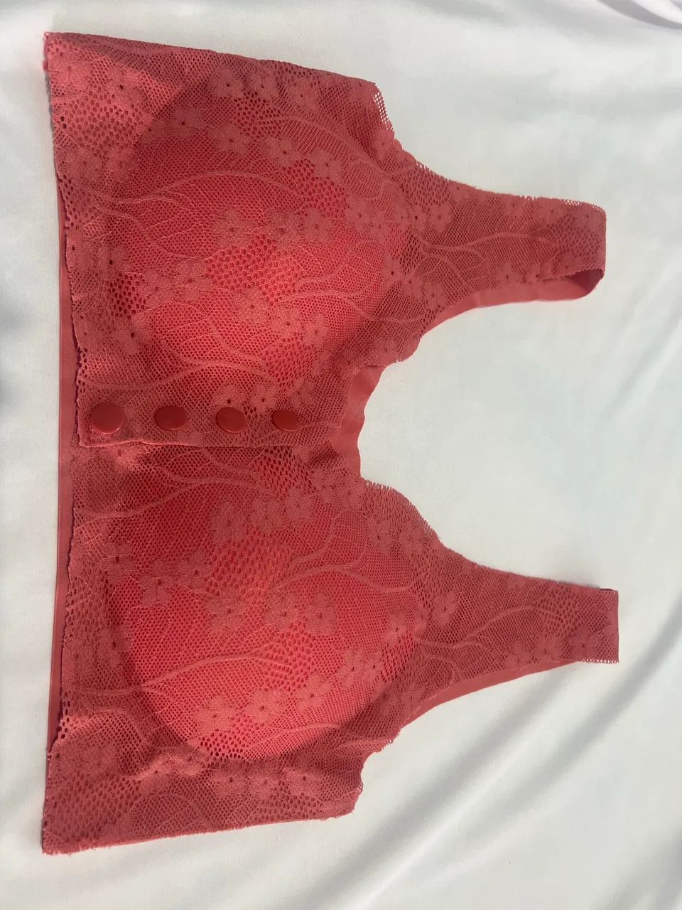 Sutiã com abertura frontal e bojo. NOVO TAM 40