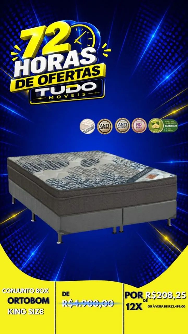 CONJUNTO BOX KING SIZE ORTOBOM 