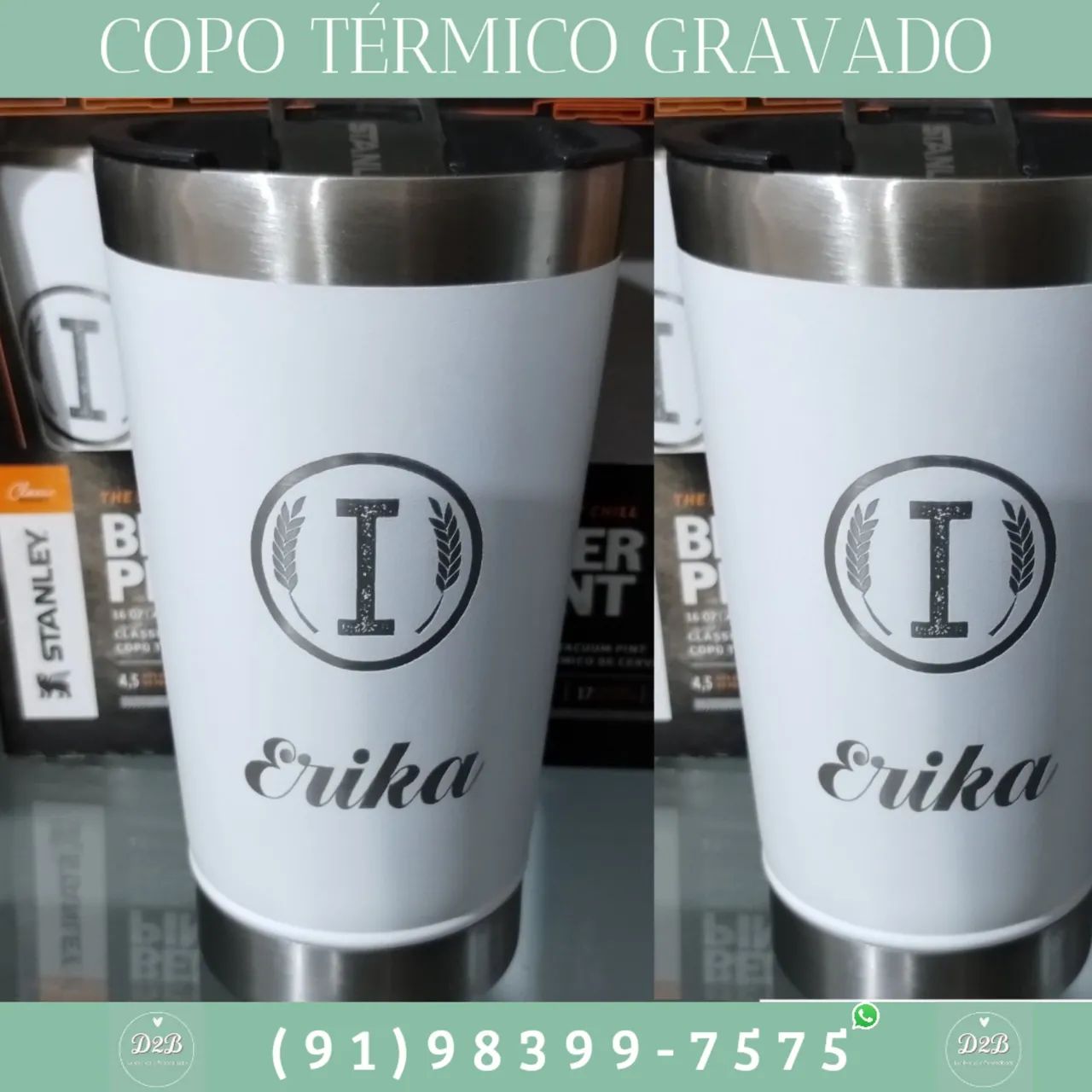 COPO  E GARRAFA TÉRMICA - Foto 3