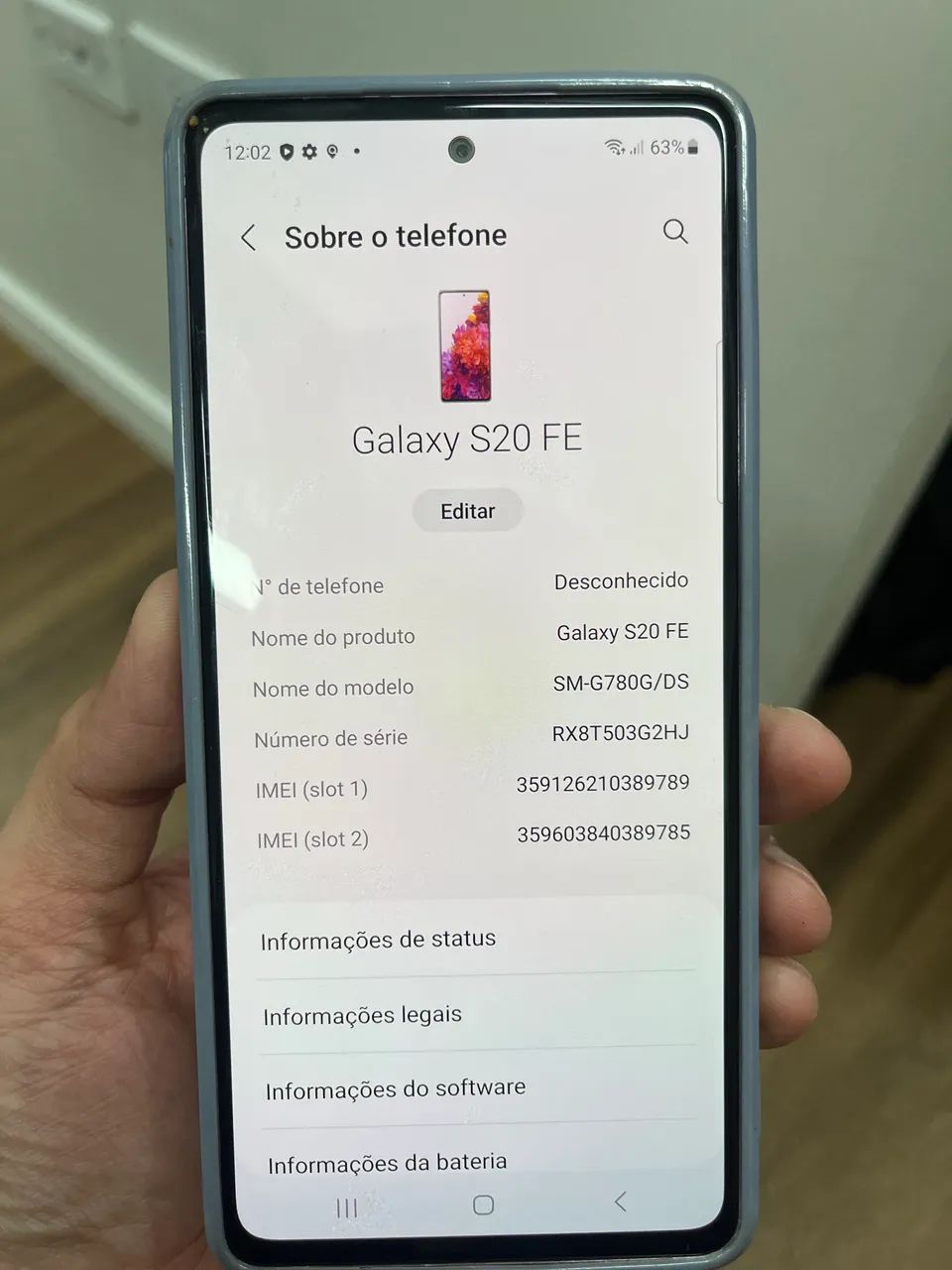 Celular Galaxy S20 FE