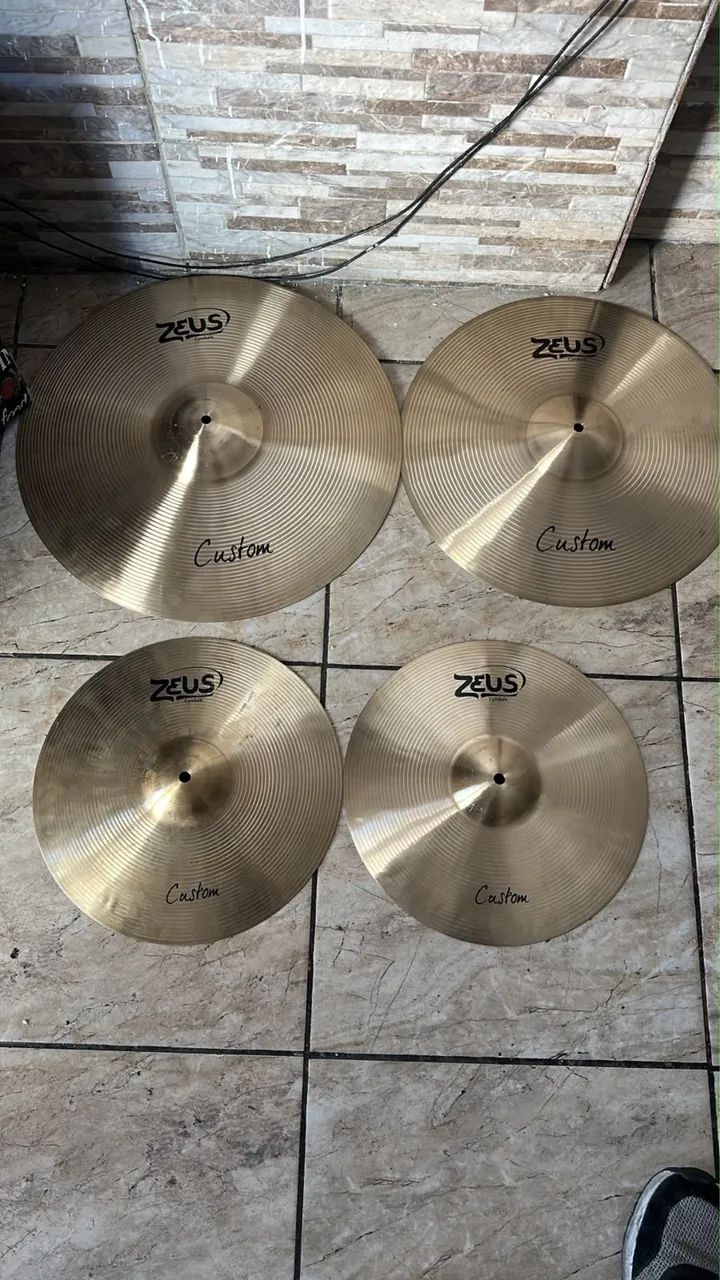 Kit Prato Zeus - Instrumentos musicais - Braz de Pina, Rio de