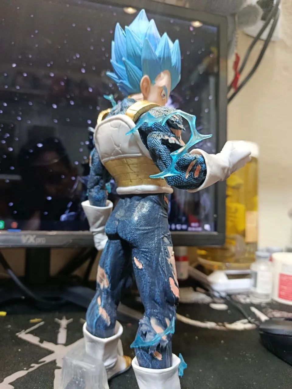 Vegeta SSJ BLUE 28cm Action Figure  - Foto 5
