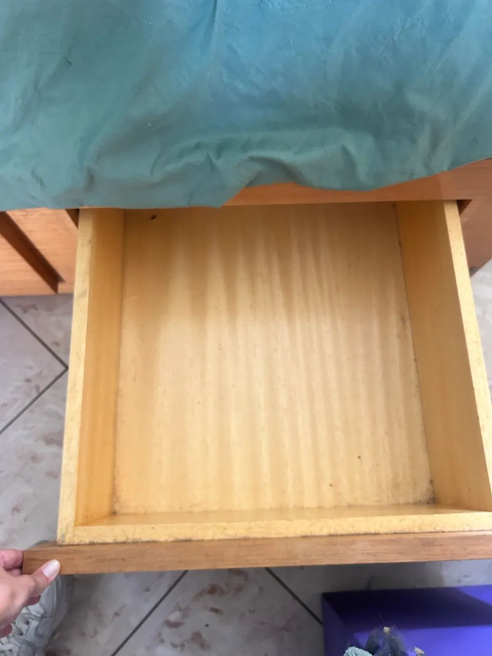 CAMA DE CASAL MADEIRA COM GAVETAS - Foto 2