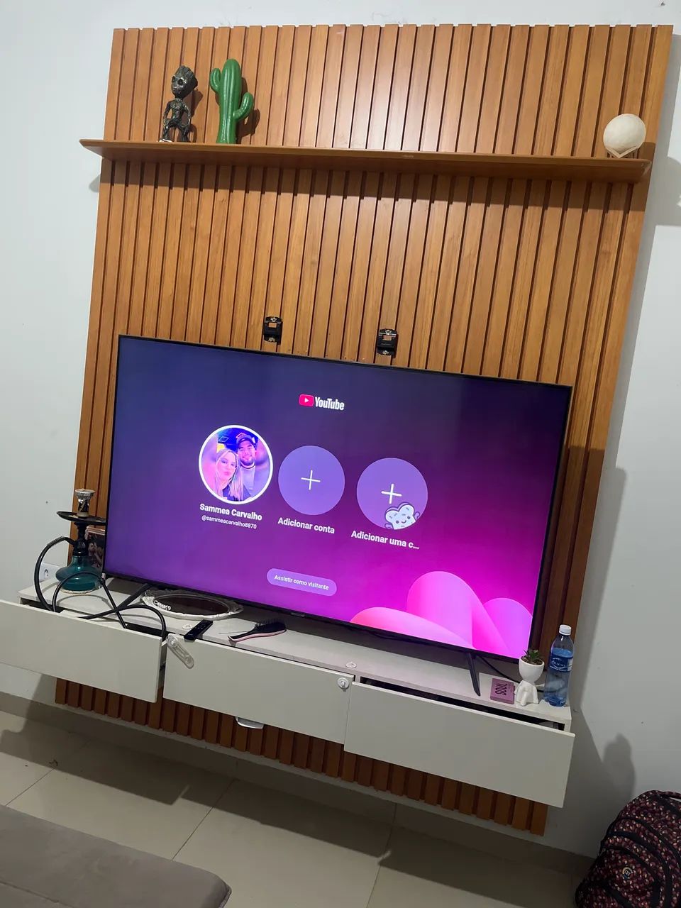 Rack ripado tv até 65 polegadas 