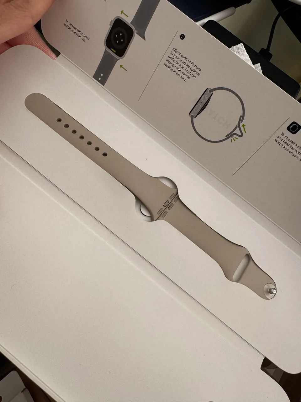 Pulseira Original Apple Watch 41mm - Starlight (NOVA) - Foto 2
