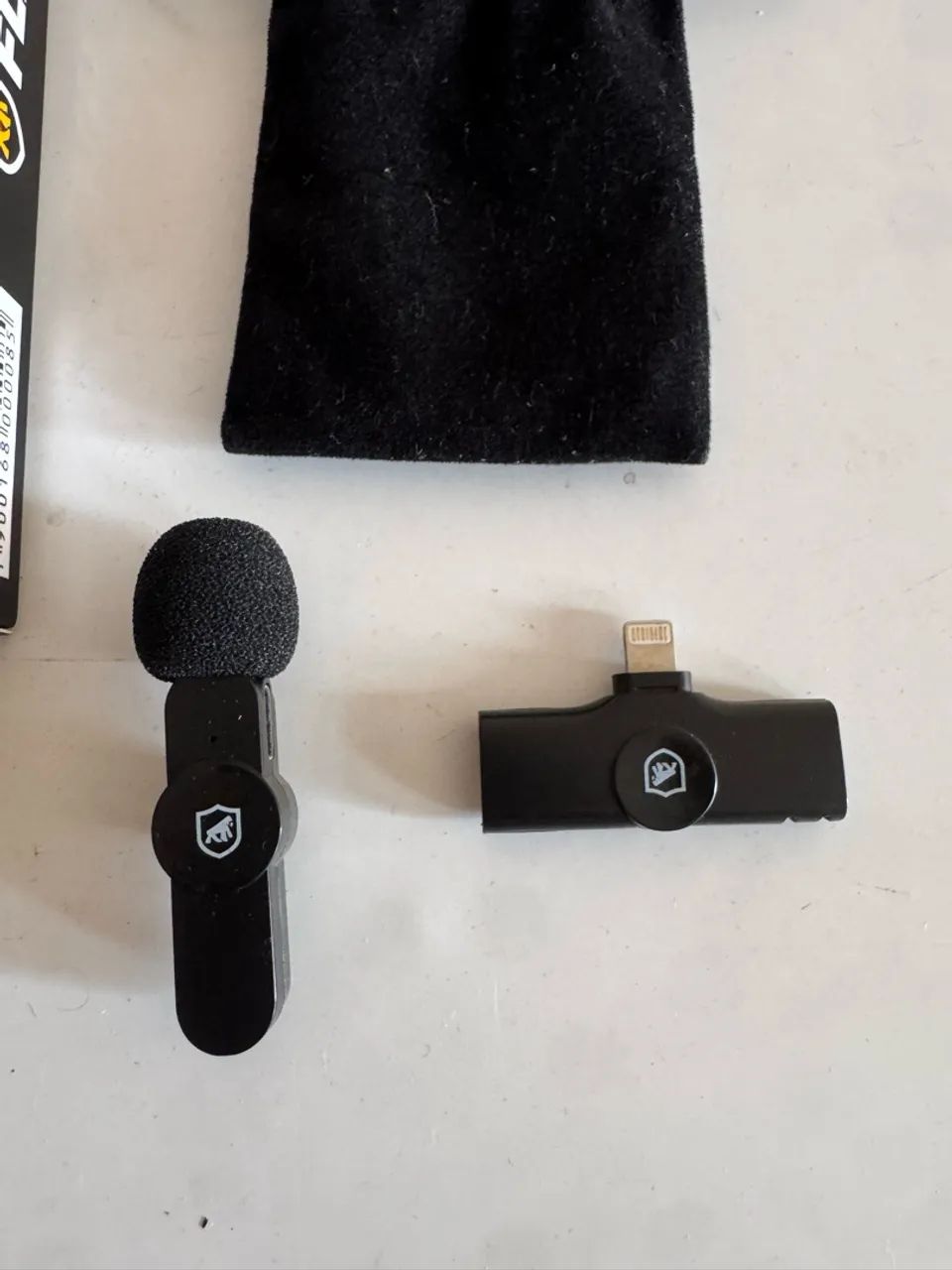 Microfone lapela Gshield entrada Lightning iphone 
