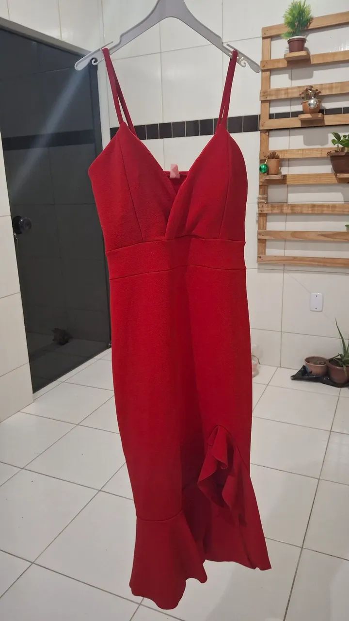 Vestido vermelho curto