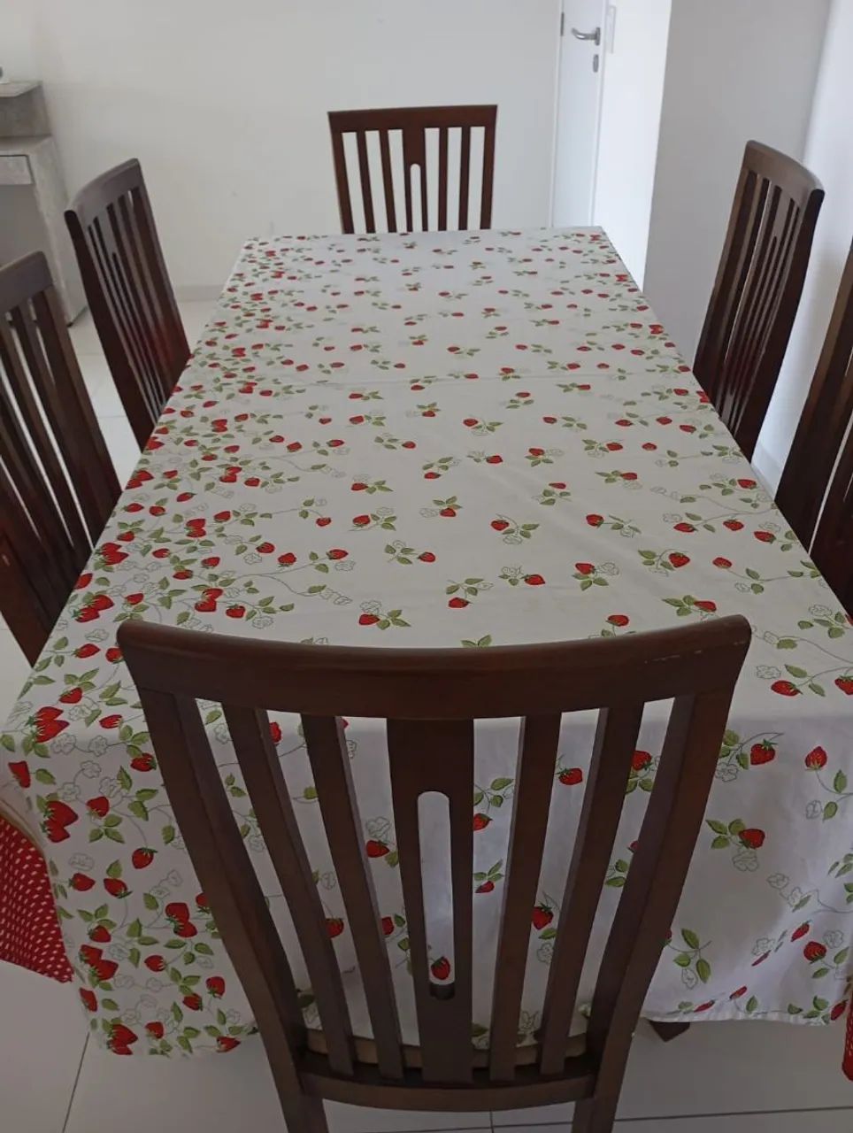 Mesa de Madeira com tempo de vidro - Foto 5