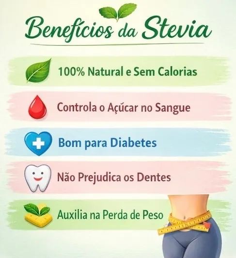 Adoçante Stevia (sem açúcar) - Foto 2