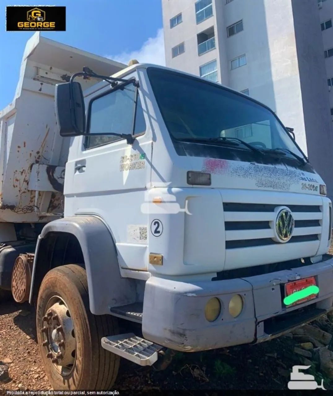 Caminhão Volkswagen 26-260 E Worker 6x4 - Caçamba  - Foto 5