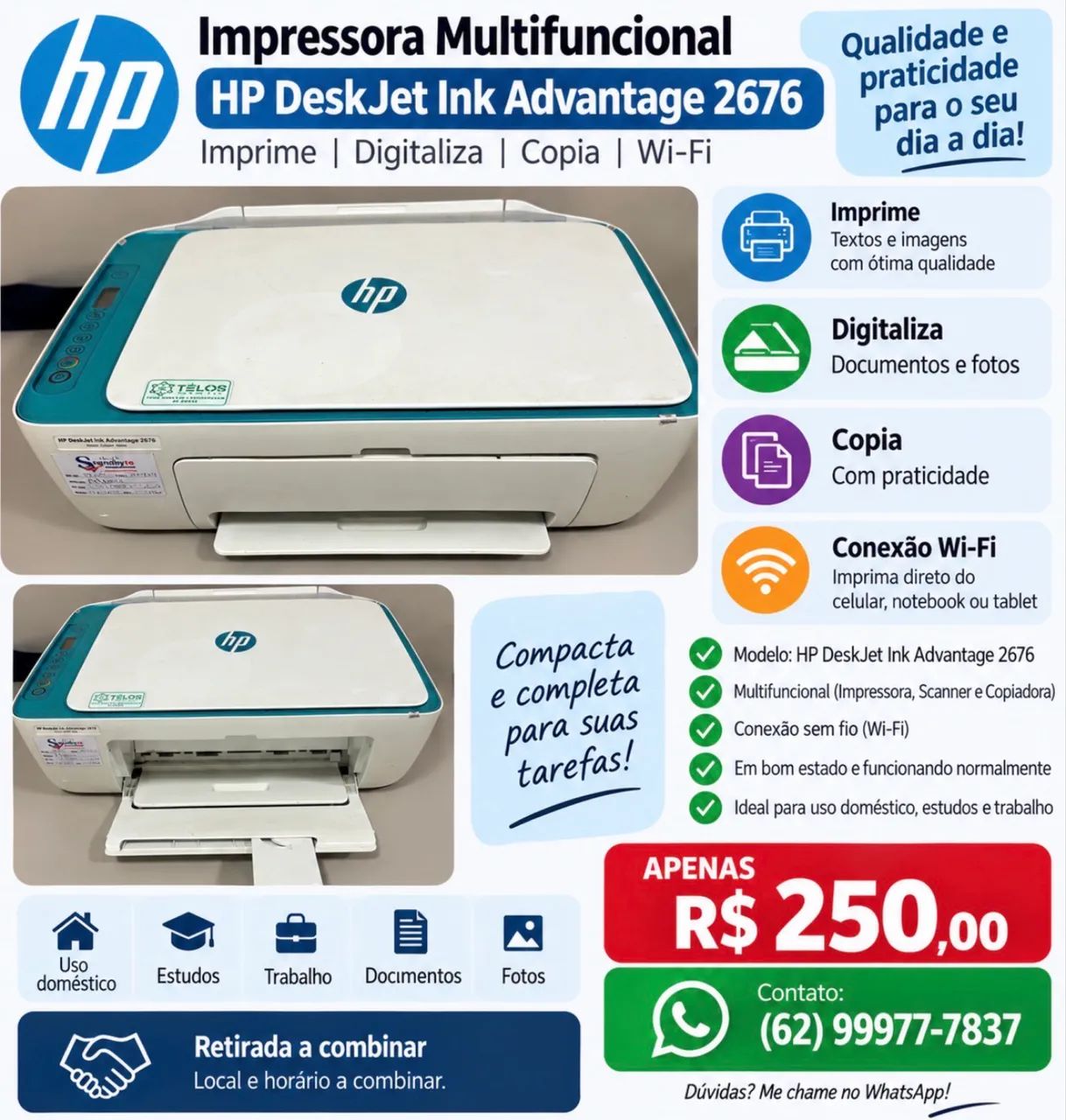 Vendo notebook semi novos 