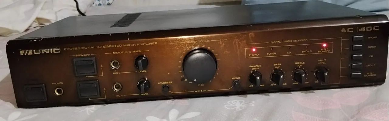 AMPLIFICADOR MIXER UNIC AC1400 mi. Com Bluetooth - Foto 5