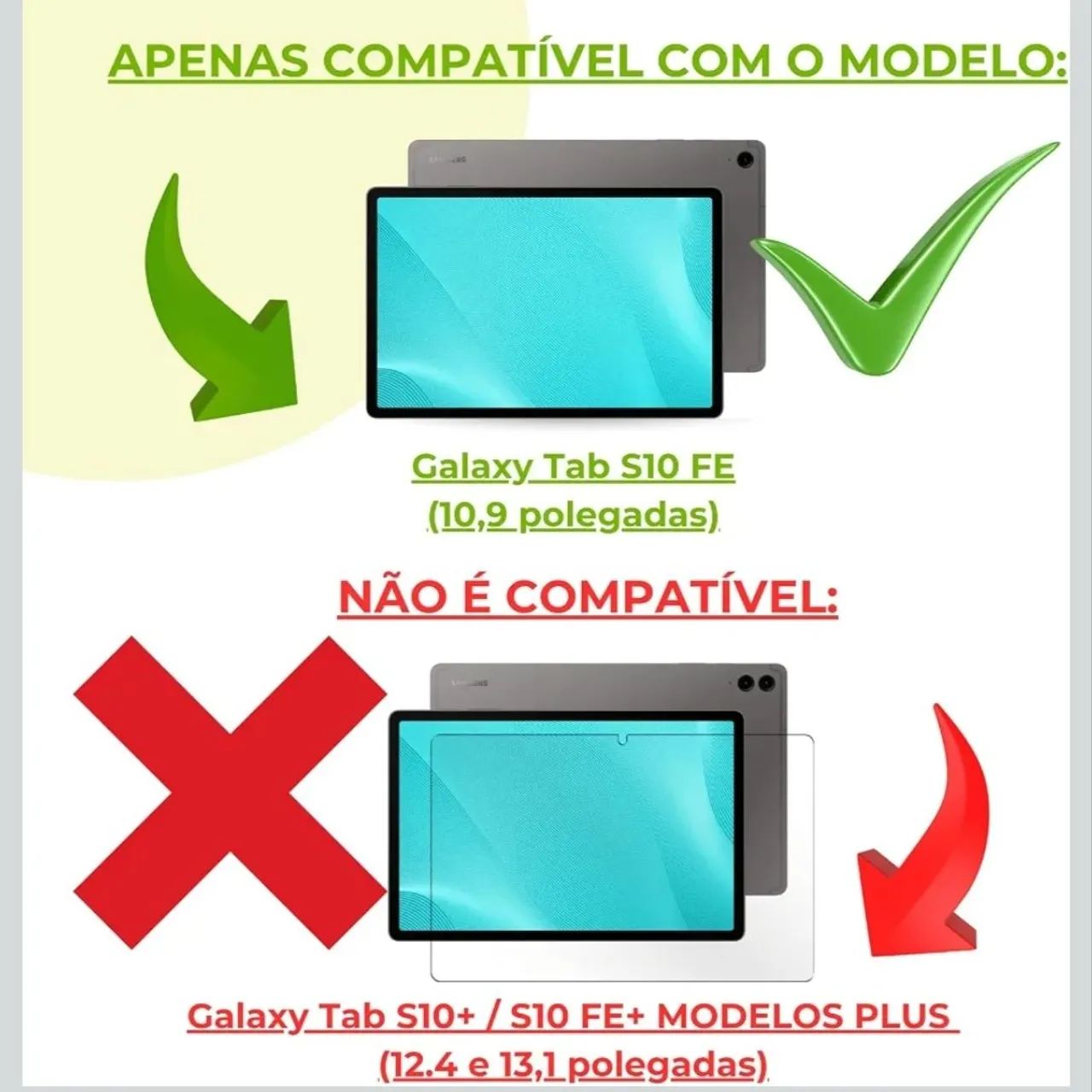 Película de vidro temperado para Galaxy Tab S10 FE, tela 10.9" polegadas - LionLemon Store - Foto 2
