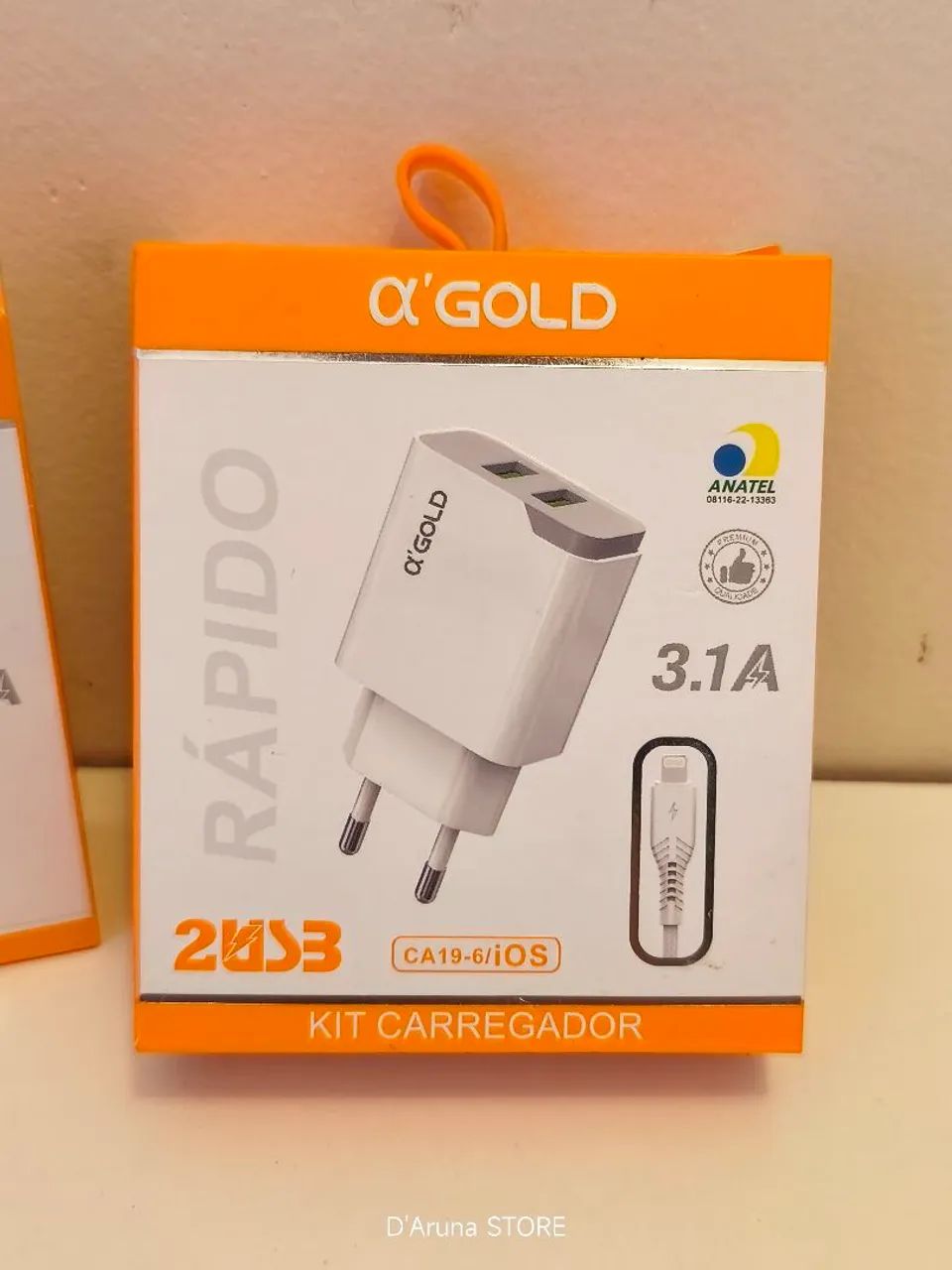 Kit carregador IOS iPhone Lightning  - Foto 2