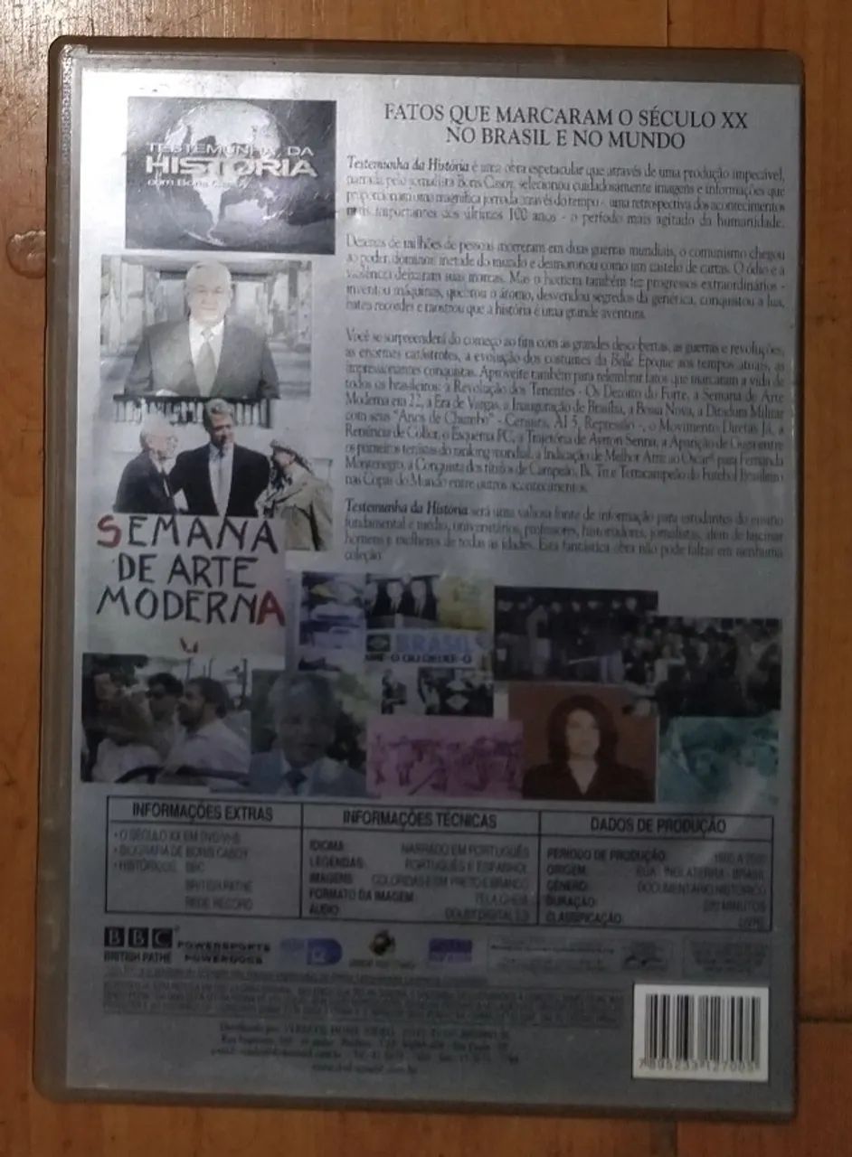 Documentário Testemunha Da História Com Boris Casoy - DVD - Foto 2