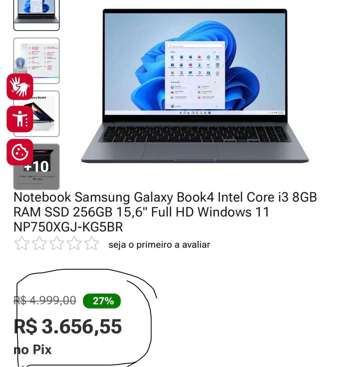 Notebook Samsung galaxy book 4  - Foto 3