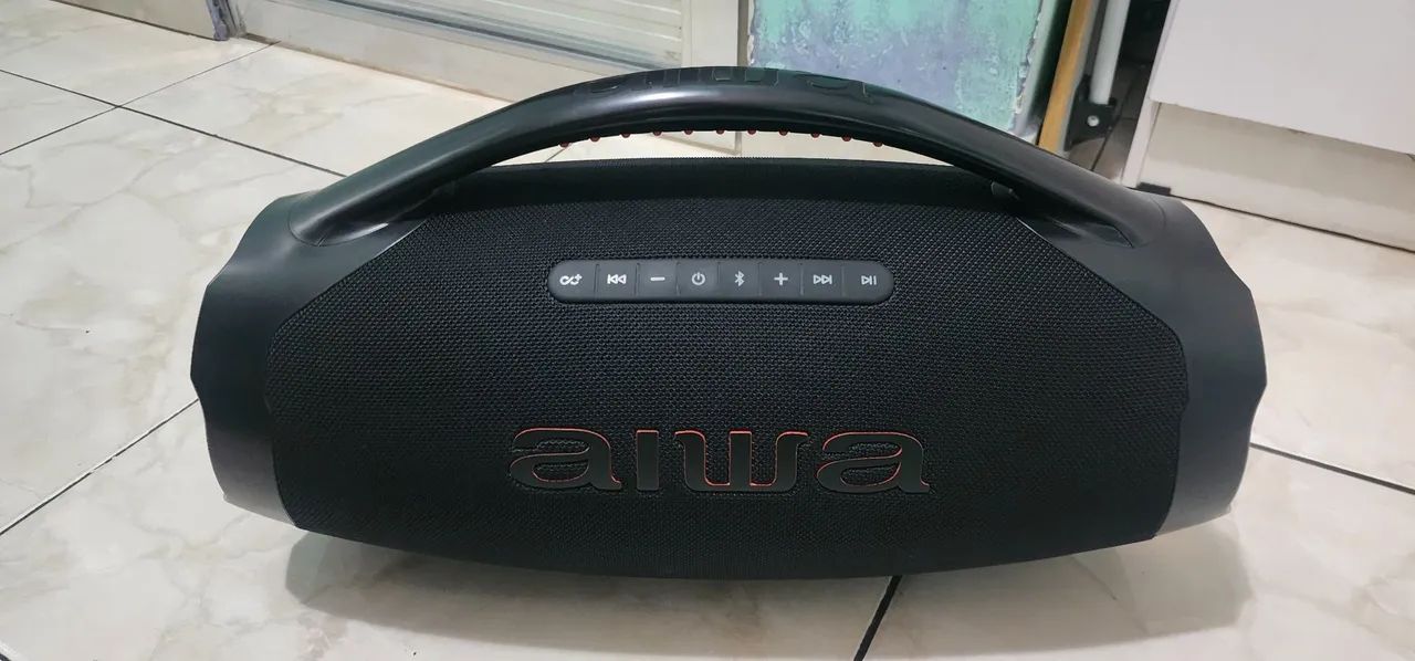 Caixa de som Bluetooth boom box aiwa - Foto 5