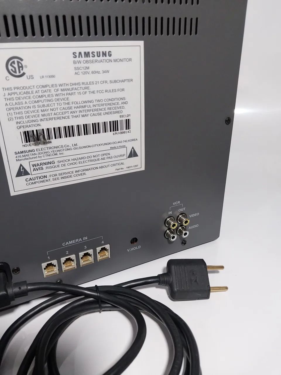 Monitor preto e branco samsung 12 polegadas novo com DVD lenoxx novo também - Foto 5