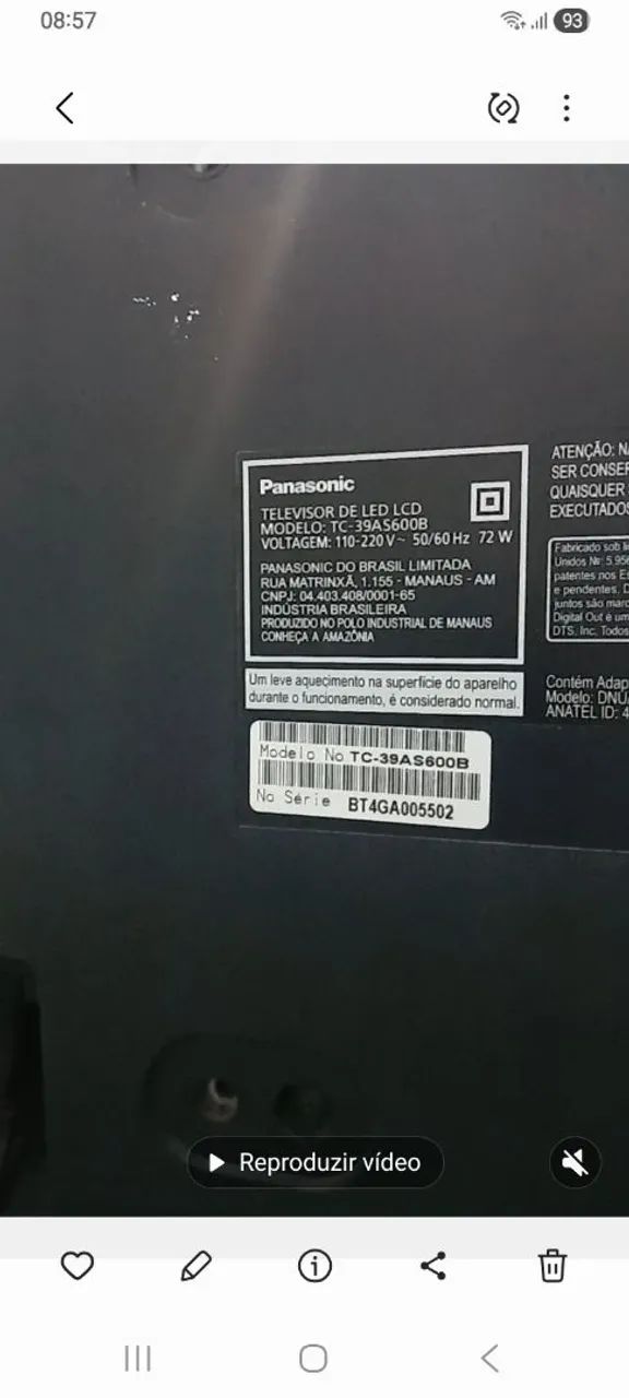 Vendo TV 