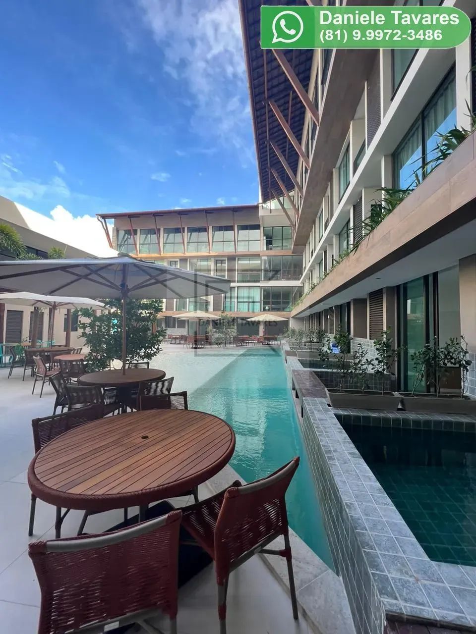 Flat mobiliado a venda em Porto de Galinhas - Mobiliado e com 1 quarto. - Foto 2