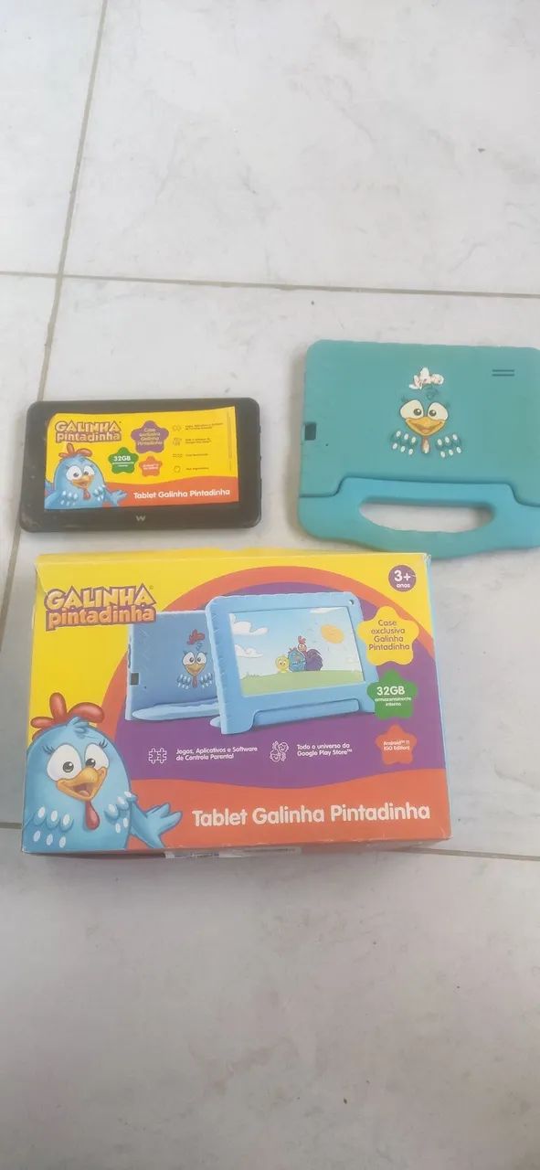 Tablet Multilaser 32gb galinha pintadinha