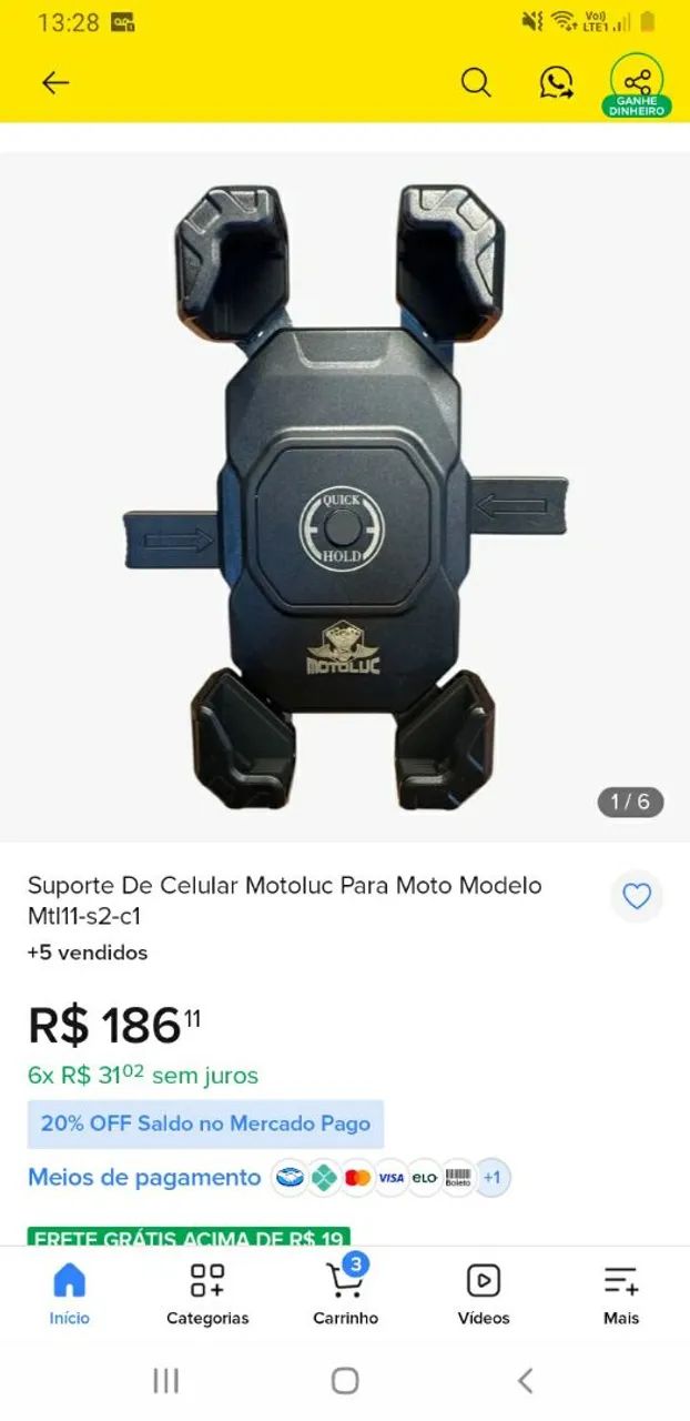 Suporte para celular  - Foto 3
