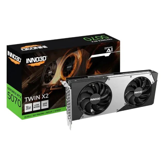 Placa de Vídeo RTX 5070 Twin X2 NVIDIA GeForce,12GB, 192-BIT,GDDR7
