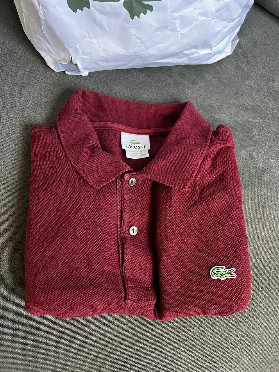 Camisa Lacoste Vinho - Foto 3