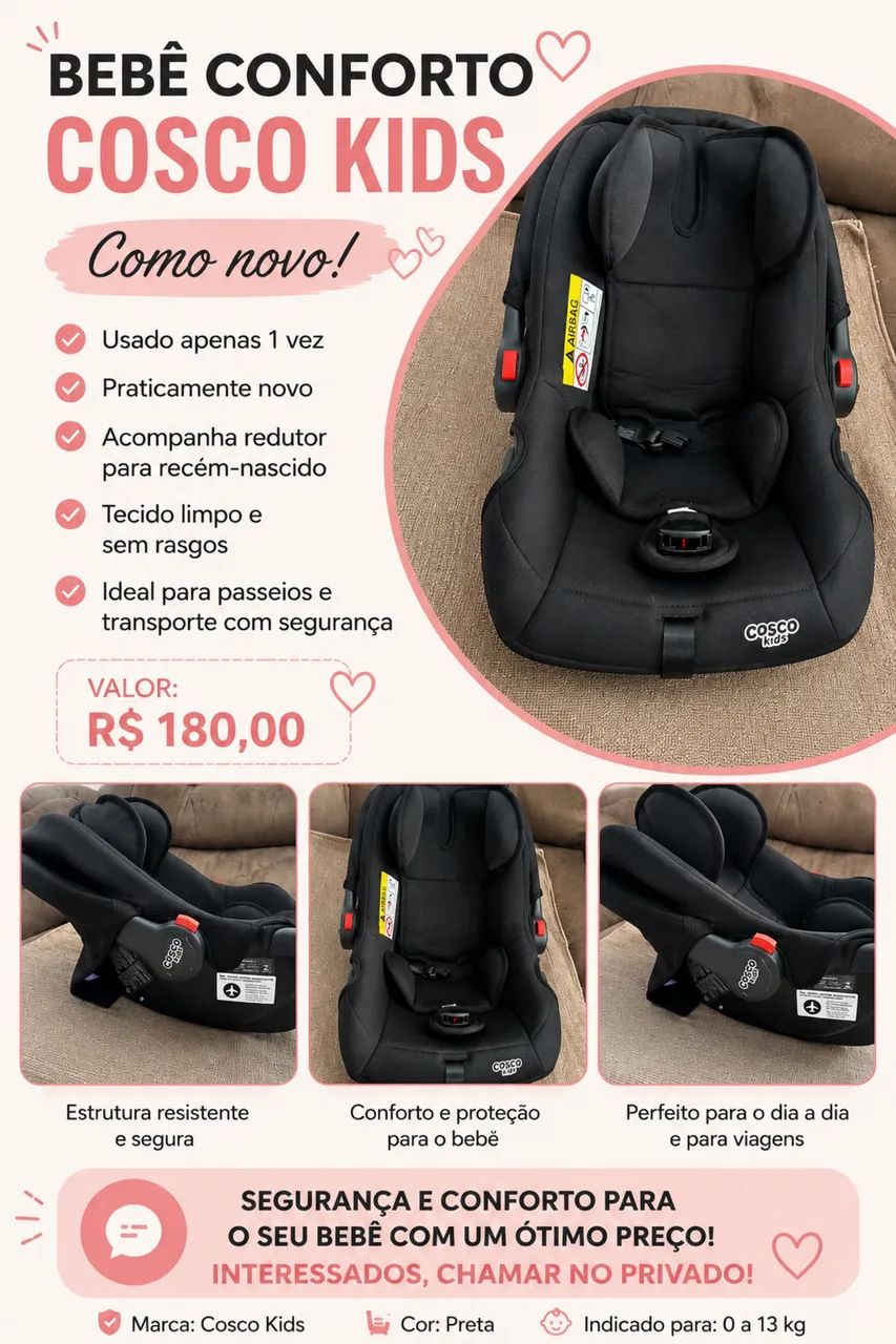 Bebê conforto Cosco kids
