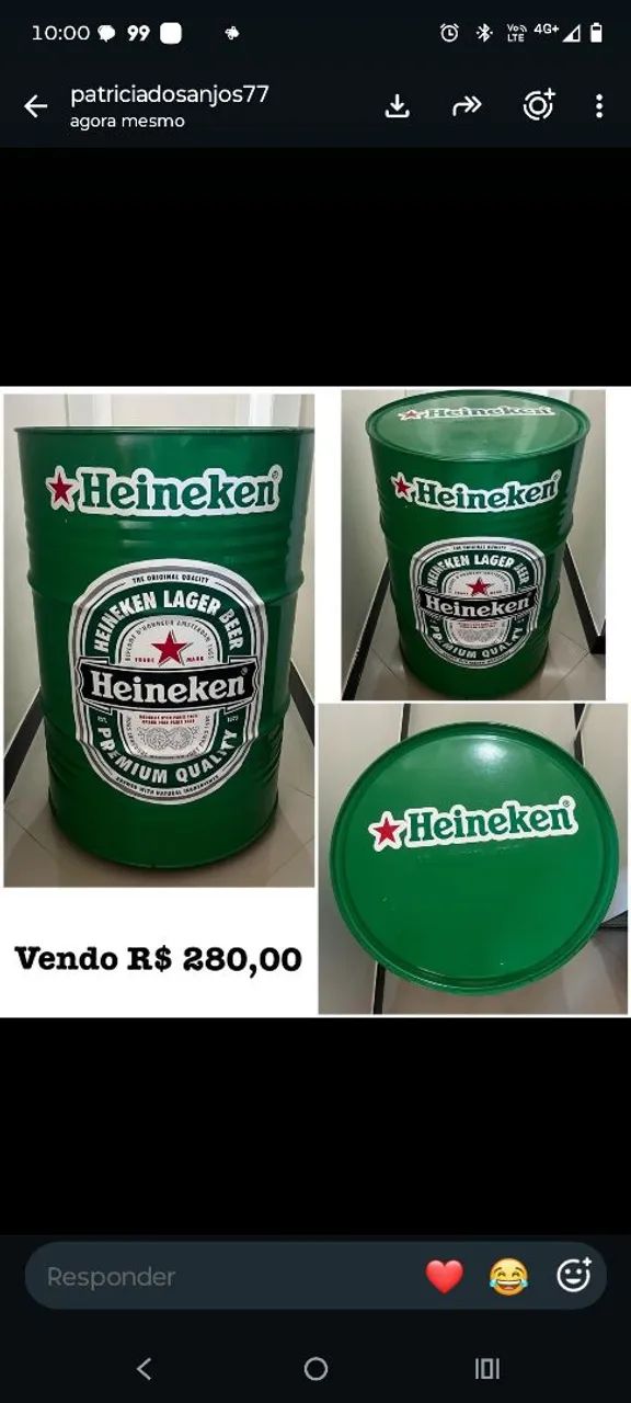 Túnel para botar bebidas