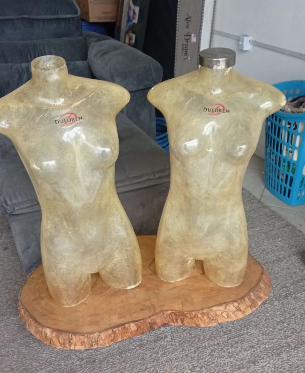 Manequins feminino 1/2 corpo, perna e bumbum usados  - Foto 2