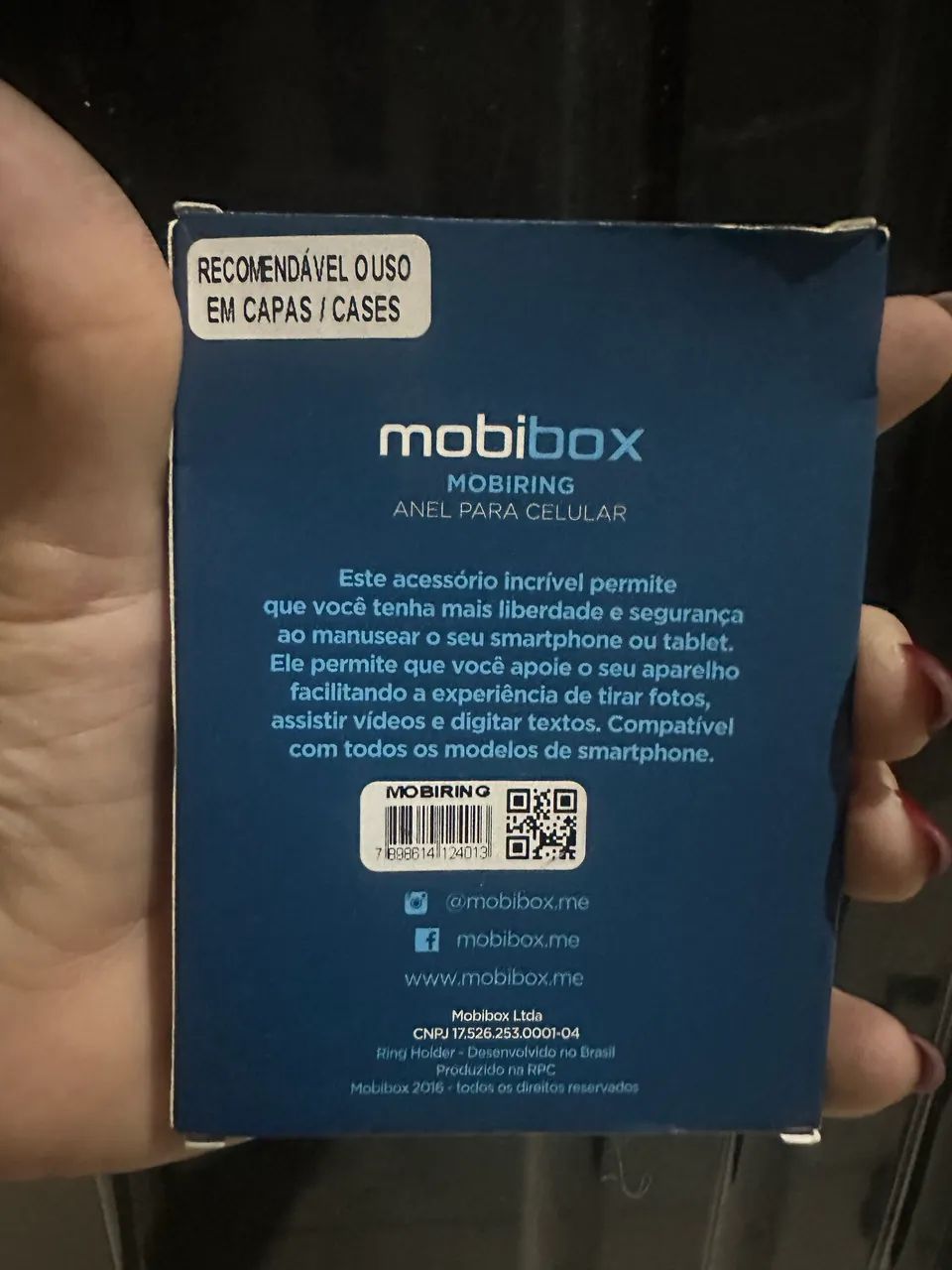 Anel de aço para celular para ajudar a segurar e apoiar - Foto 2