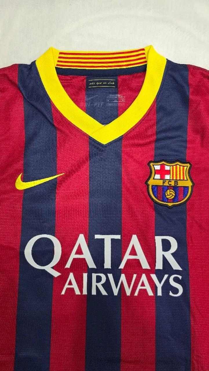 Camisa Barcelona Nike home 2013/2014 versão de jogador gg qatar