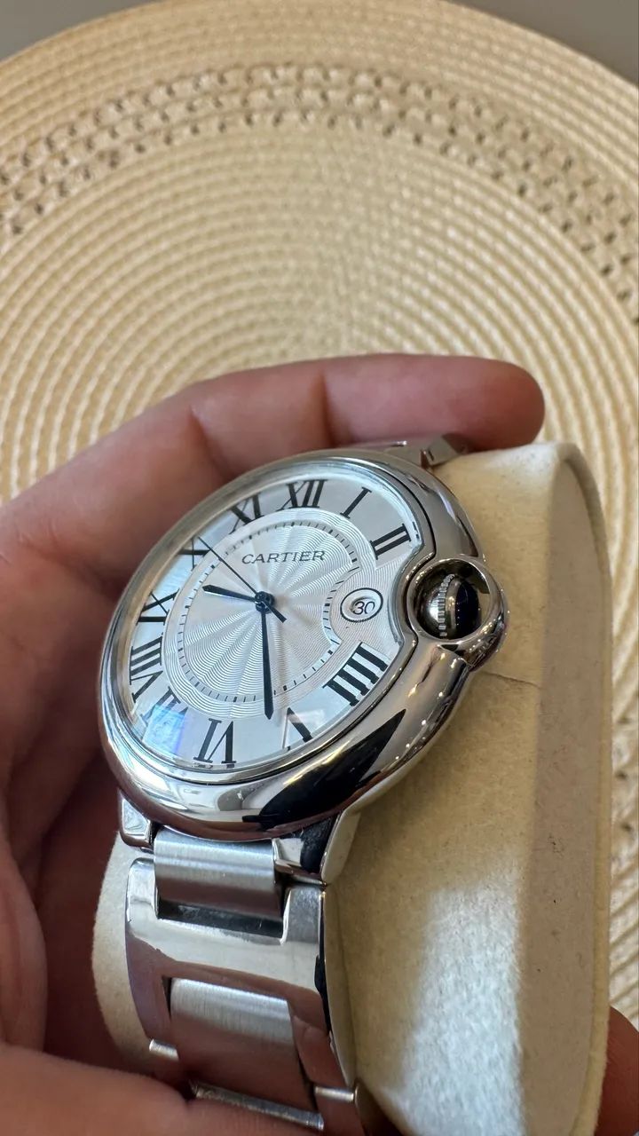 Relógio Cartier Ballon quartz clone - Foto 5
