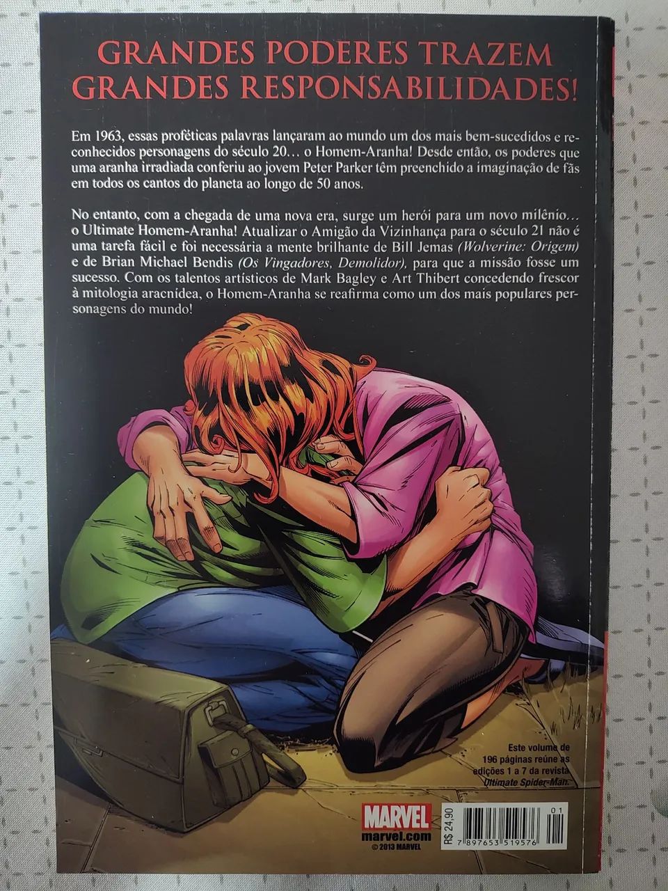 Marvel editora Panini Ultimato Homem-Aranha: Poder & Responsabilidade 196 páginas - Foto 2