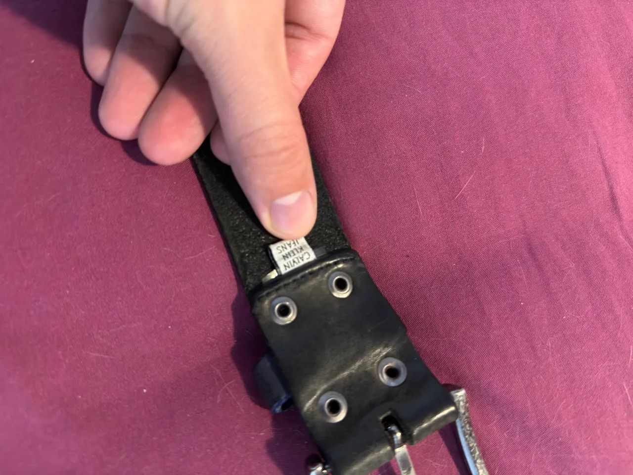 Cinto de couro Calvin Klein  - Foto 4