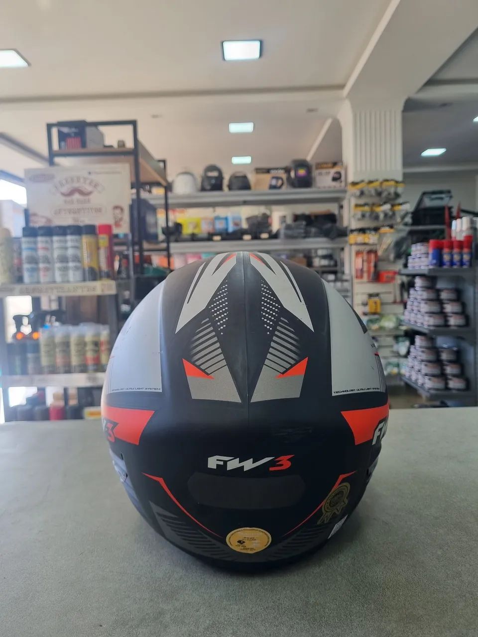 Capacete FW3 Open-Up grafite - Foto 3