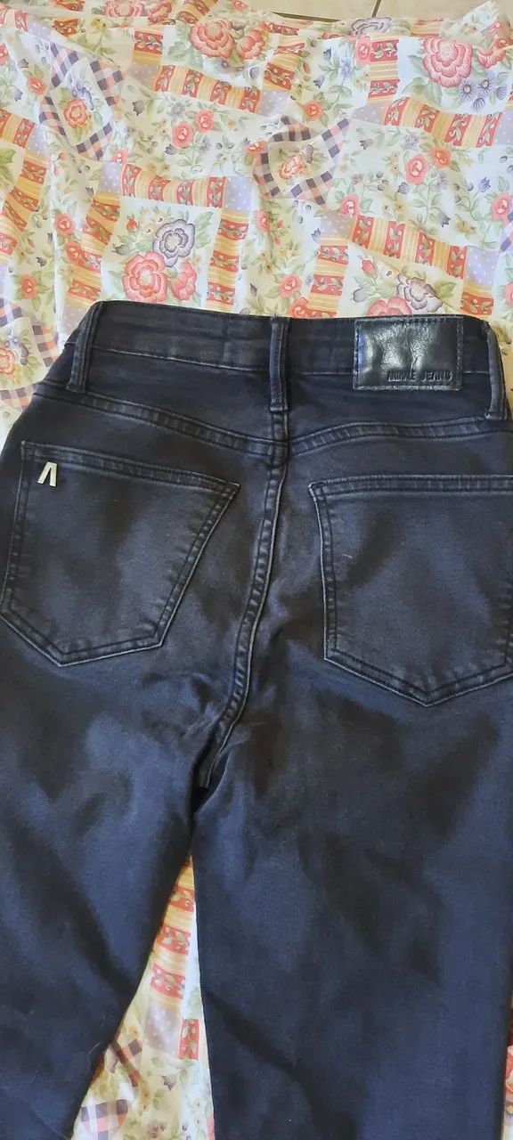 Calça jens preta Animale  - Foto 4
