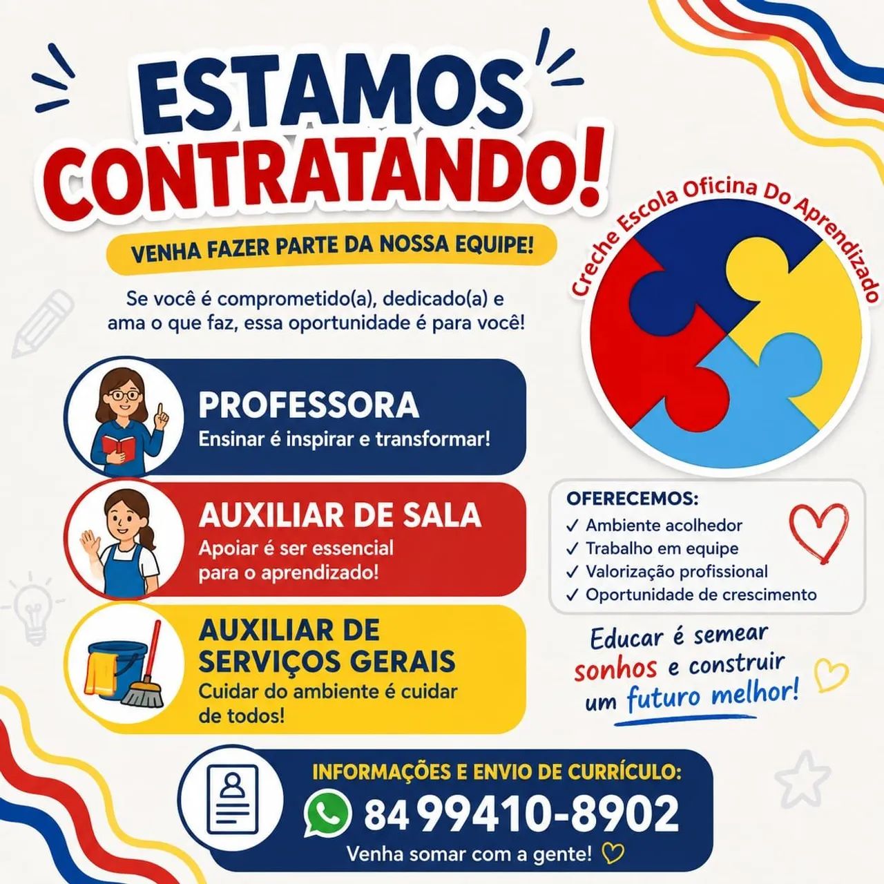 Vagas de emprego