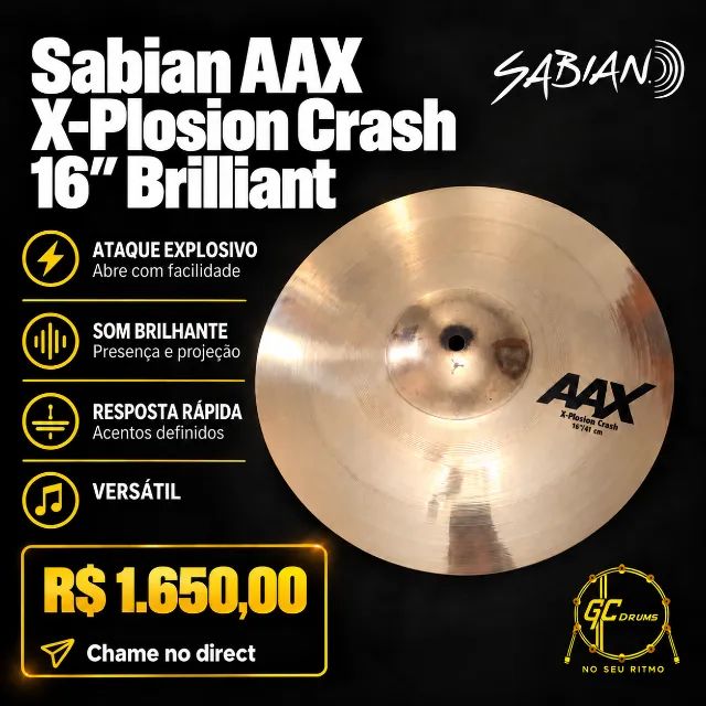 CRASH SABIAN AAX XPLOSION 16
