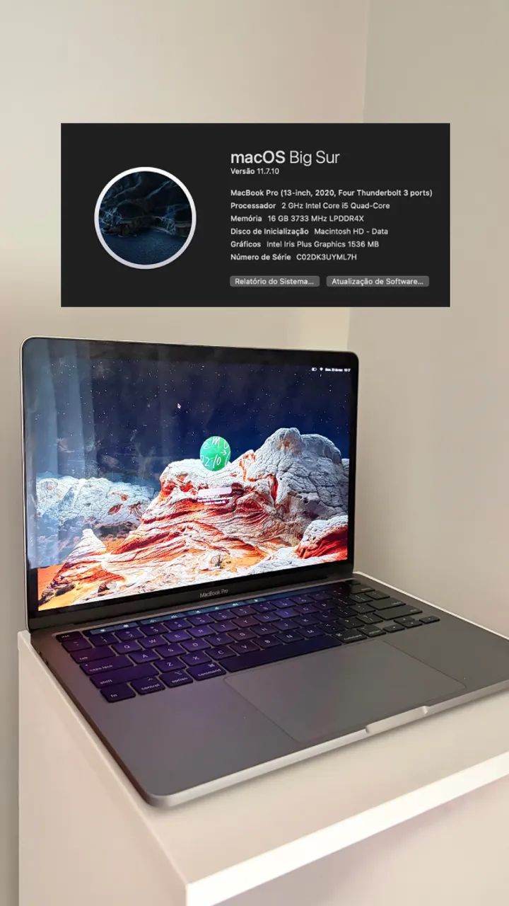 MacBook Pro 13, 2020, Intel i5, 16GB RAM, 256GB SSD - Notebooks