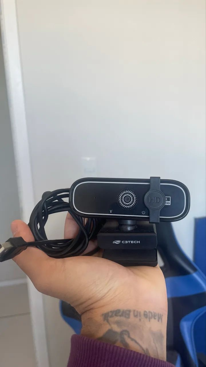 Webcam HD 2k + Cadeira Gamer - Foto 3