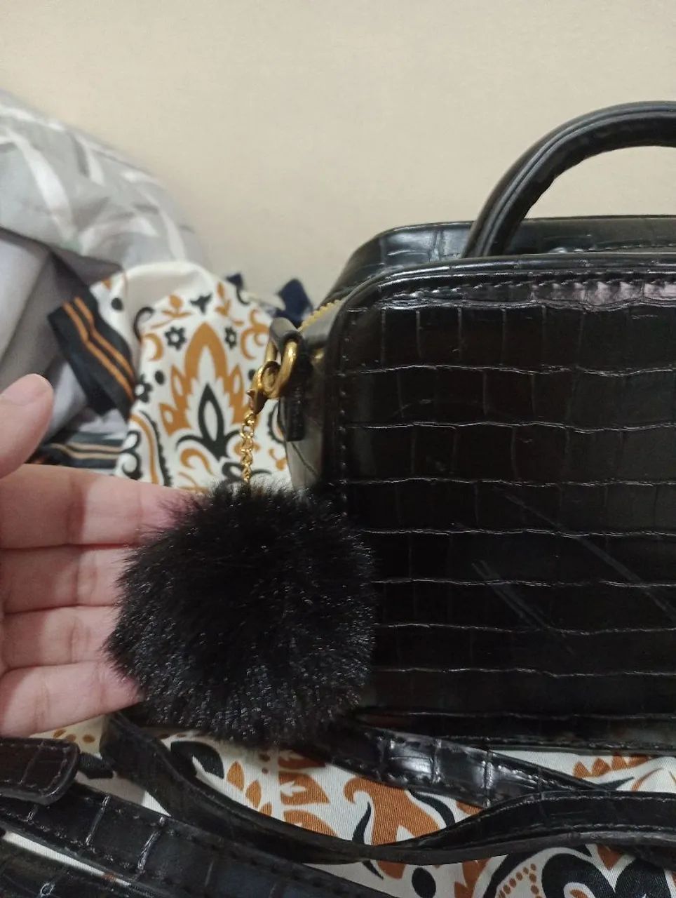 BOLSA CROC PRETA  - Foto 2