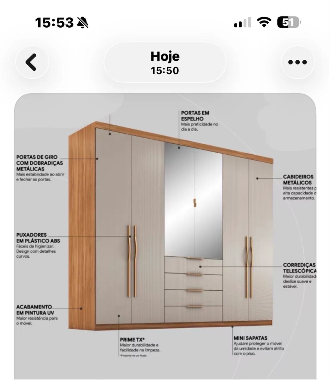 GUARDA-ROUPA CASAL  - Foto 4
