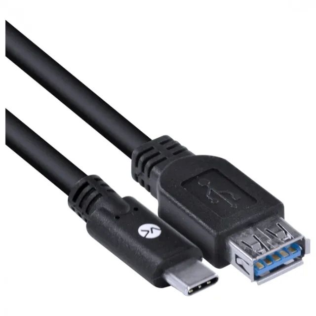 Cabo Extensor Usb Tipo C Para Usb-a Fêmea Vinik 2m Preto
