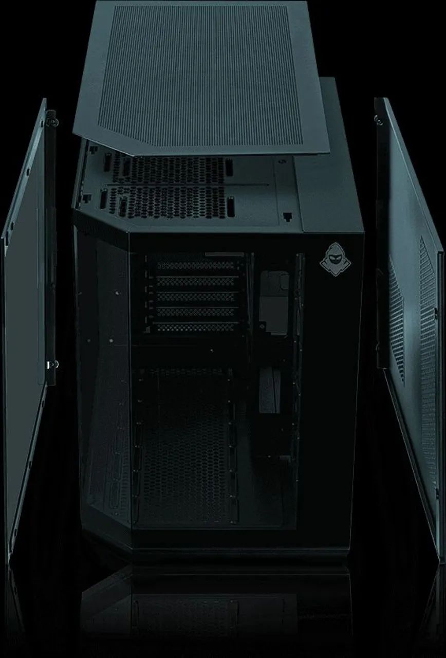 Gabinete, ventoinhas e water cooler 