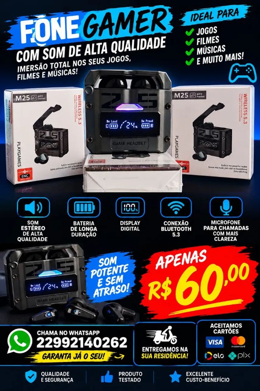Fone sem fio